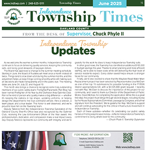 Independence Township Times
